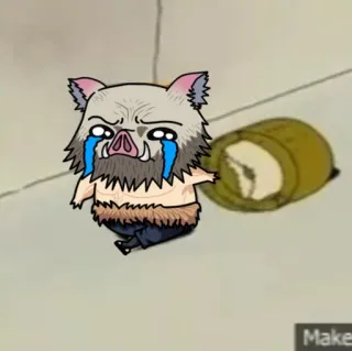 Zenitsu Agatsuma's stic-pack (@IGRISROBOT) whatsapp stickers