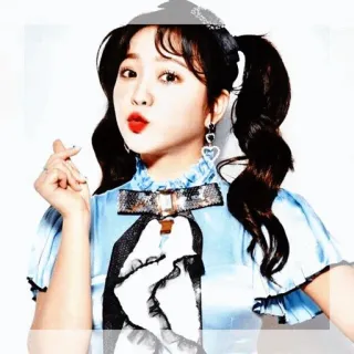 🍸 wanita, gadis, potret, penyanyi, selebriti, K-pop telegram sticker