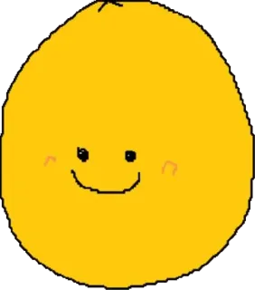 ☺️ laranja, fruta, emoji, sorriso, fofo whatsapp sticker