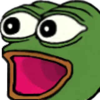 😱 Pepe the Frog Pepe, Frog, Meme, Internet Culture, Emote telegram sticker