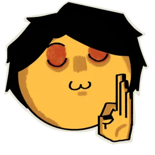 👌 Emoji, Gesto della mano, Offensivo, Emoticon, Dito medio telegram sticker