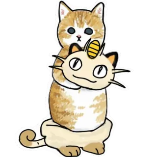 😼 gato, gatito, animal, lindo, mascota, dibujo animado whatsapp sticker