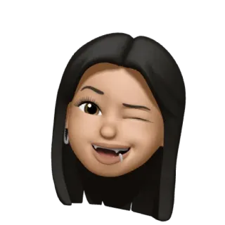 😉 emoji, face, cartoon, winking, portrait telegram sticker