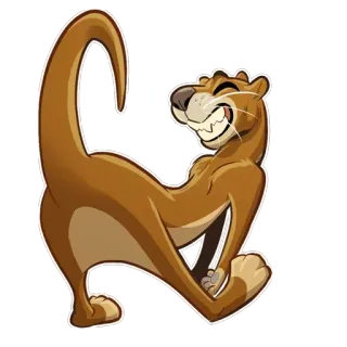 😘 выдра, животное, милый, мультфильм telegram sticker