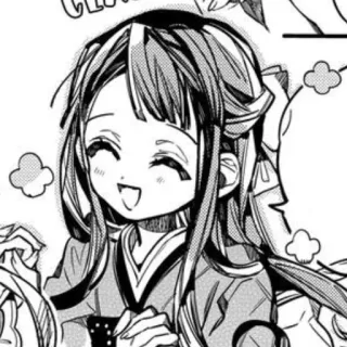 🎐 Yashiro Nene Toilet-Bound Hanako-kun anime, manga, smile, girl, character, cartoon telegram sticker