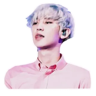 😋 persona, hombre, cantante, ídolo, k-pop, música, estilo, moda whatsapp sticker