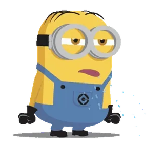 🍋 Minion Despicable Me dessin animé, Minion, Moi, moche et méchant, jaune, lunettes telegram sticker