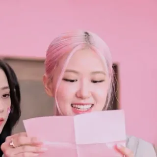 🌷 Rose kpop, blackpink, idol, cantante, celebridad, rose whatsapp sticker
