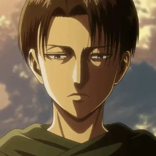 🗿 Levi Ackerman Attack on Titan Anime, Postać, Levi, Atak Tytanów telegram sticker