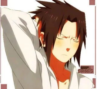 😇 Sasuke Naruto sweets 애니메이션, 만화, 캐릭터, 팬아트, 일러스트 telegram sticker