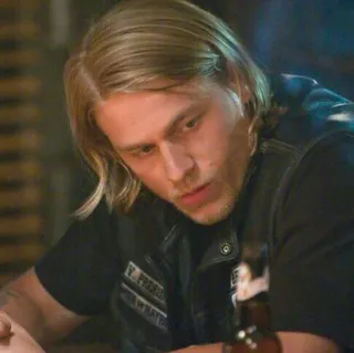😔 Jax Teller Sons of Anarchy motorcycle club, biker, gang, tv show, sons of anarchy, crime telegram sticker