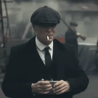 🥃 Thomas Shelby Peaky Blinders peaky blinders, thomas shelby, cigarette, 1920s, crime, gangster whatsapp sticker