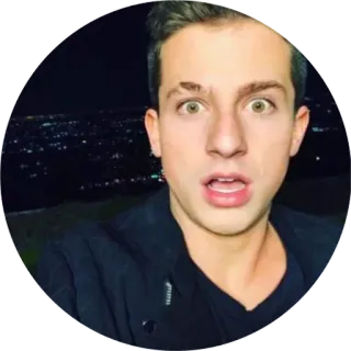 😱 Charlie Puth singer, musician, celebrity, portrait telegram sticker
