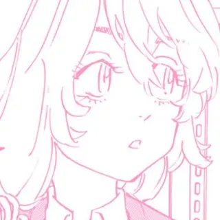 ☁️ Anime, Manga, Rosa, Zeichnung, Charakter whatsapp sticker