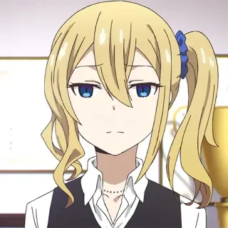 😐 Ai Hayasaka Kaguya-sama: Love Is War Anime, Hayasaka, Blond, Kaguya-sama, Ausdruckslos telegram sticker