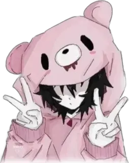 ✌️ Gloomy Bear telegram sticker