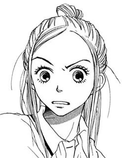 😯 Anime, Manga, Cartone animato, Arrabbiato/a, Donna, Espressione, Arte, Illustrazione telegram sticker