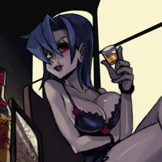 🌡 Anime, Alkohol, Wanita, Minum telegram sticker