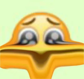 🥺 Emoji, Divertente, Distorto, Meme telegram sticker