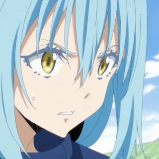 🦕 Rimuru Tempest That Time I Got Reincarnated as a Slime Anime, Schleim, Isekai, Rimuru, Tempest whatsapp sticker