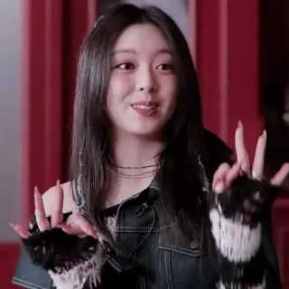 🥢 mulher, kpop, pessoa, retrato whatsapp sticker