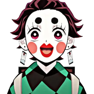 ❄️ Tanjiro Kamado Demon Slayer anime, demon slayer, tanjiro kamado, funny, sticker, manga telegram sticker