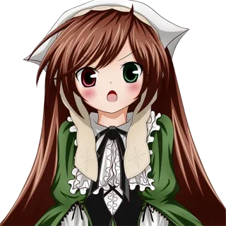😯 Anime, Manga, Cô gái, Dễ thương, Nhân vật, Phim hoạt hình telegram sticker