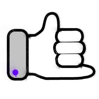 💪 Jempol ke atas, Gestur, Positif, Suka, Persetujuan whatsapp sticker