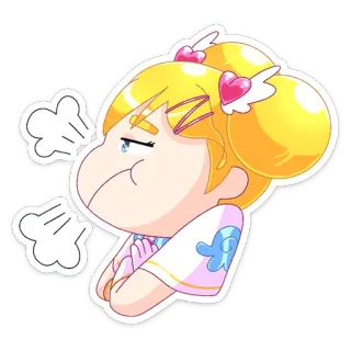 😡 arrabbiato, anime, cartoni animati, frustrato, vapore, ragazza telegram sticker
