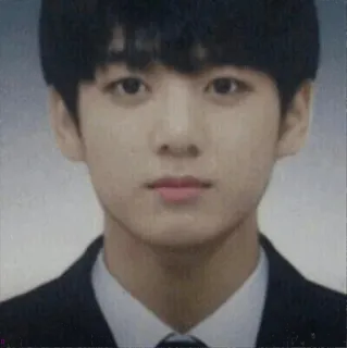 😑 Jungkook Jungkook, BTS, K-pop, Koreaans, Idool, Zanger, Beroemdheid, Portret telegram sticker