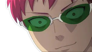 😰 Kusuo Saiki The Disastrous Life of Saiki K. Anime, Saiki K, Kusuo Saiki, Psíquico, Comédia, Estudante telegram sticker