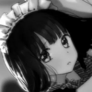 🥺 Anime, Mädchen, Maid, Süß, Manga telegram sticker