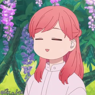 😅 Komi Shouko Komi Can't Communicate telegram sticker