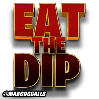 😋 EAT THE DIP @MARCOSCALLS stock market, finance, meme, investing, trading, business telegram sticker