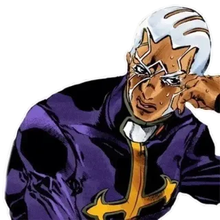 😡 Enrico Pucci JoJo's Bizarre Adventure Anime, Manga, Jojo, Enrico Pucci telegram sticker