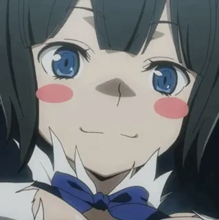 🍷 Hestia Is It Wrong to Try to Pick Up Girls in a Dungeon? Anime, Hestia, Dễ thương, Hầm ngục, Nhân vật telegram sticker