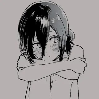 🎡 Anime, Fille, Mignon, Manga, Illustration telegram sticker