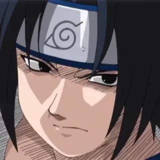 😎 Sasuke Uchiha Naruto アニメ, サスケ, うちは, ナルト, 忍者, 漫画, 額当て telegram sticker