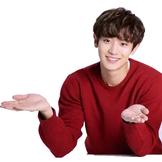 🤷‍♂️ kpop, hombre, persona, masculino, sonriendo, ídolo, gesto telegram sticker