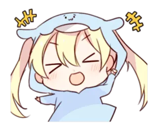 😂 アニメ, ちび, かわいい, キャラクター, カワイイ, ハッピー telegram sticker