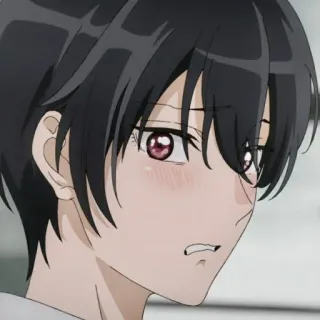 🥺 Anime, Mangá, Retrato, Personagem, Masculino, Menino, Jovem telegram sticker