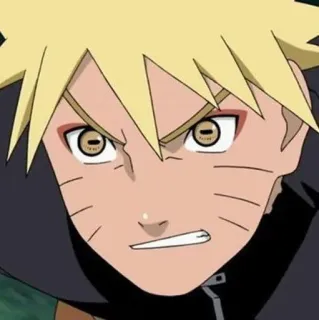 🦊 Naruto Uzumaki Naruto Anime, Manga, Naruto, Uzumaki, Ninja, Postać, Twarz telegram sticker