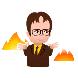The Office telegram stickers