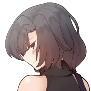 🤨 Anime Mädchen, Frau, Cartoon, Figur telegram sticker
