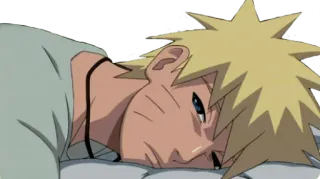 🙁 Naruto Uzumaki Naruto anime, naruto, sad, emotional, tired, character, manga telegram sticker