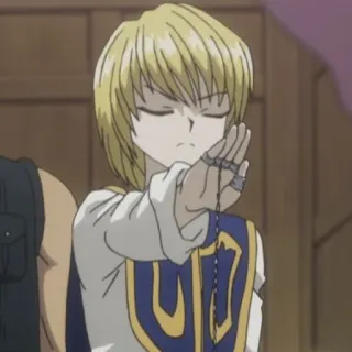 ✋ Kurapika Hunter x Hunter Anime, Manga, Jäger, Ketten telegram sticker