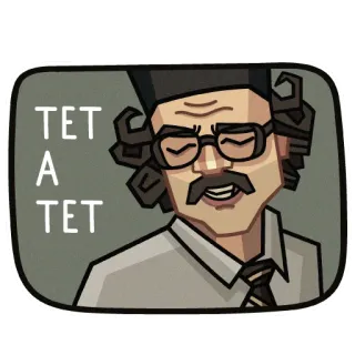 😏 TET A TET whatsapp sticker