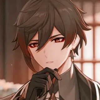 🤔 Zhongli Genshin Impact Аниме, Игра, Персонаж, Genshin Impact, Чжун Ли telegram sticker