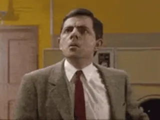 😒 Mr. Bean mr bean, funny, comedy, tv show, rowan atkinson whatsapp sticker