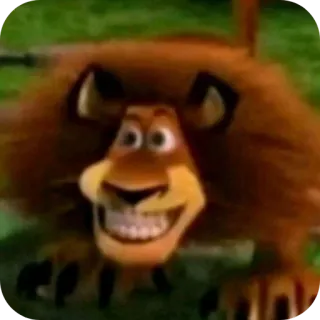 👍 Alex the Lion Madagascar telegram sticker
